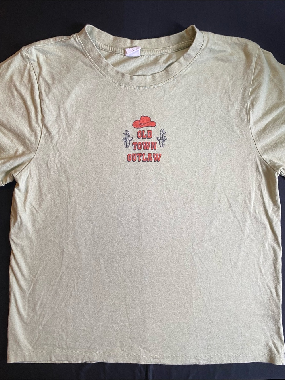 Vibe Sage Green Crewneck Tee